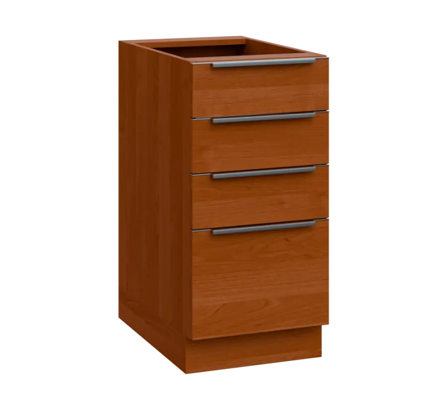 SIS - 4Z41 spodní skříňka, 4-zásuvková, 870x400x600, olše jantar